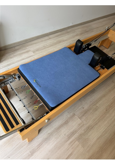 Pastel Mavi Pilates Reformer Mat Pilates Matı Mavi