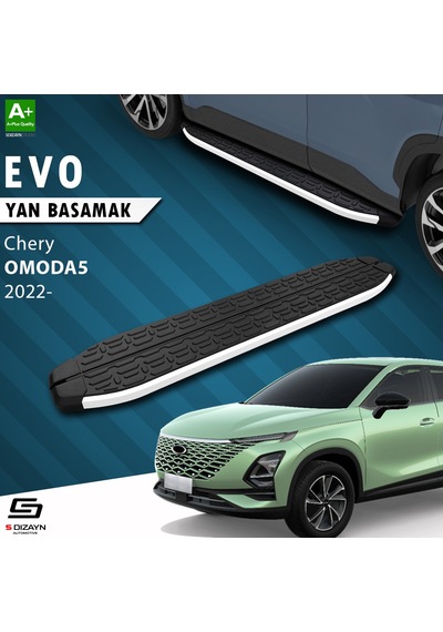 S-dizayn Chery Omoda5 Evo Aluminyum Yan Basamak 183 Cm 2022 Üzeri