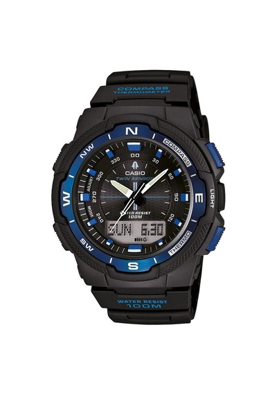 Casio Sgw-500-2b Siyah Orijinal Silikon Saat Kordonu Çok Renkli