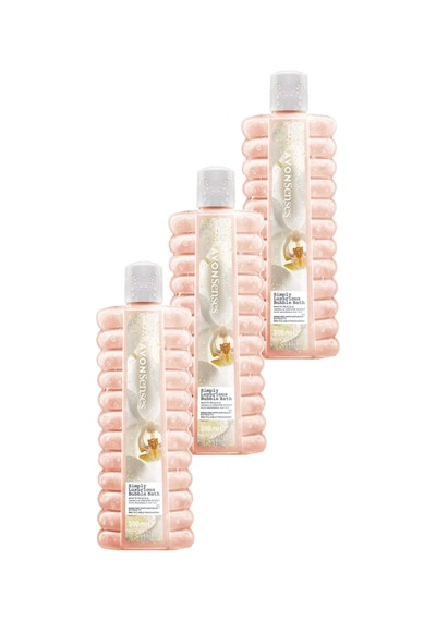 Avon Simply Luxurious Beyaz Şeftali Ve Vanilya Orkide Kokulu Banyo Köpüğü 3 x 500 ML