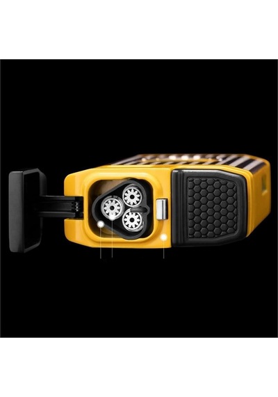 Cm0650 3 Jet Torch Kesicili Puro Çakmağı Sarı Krom