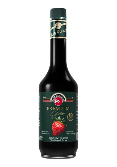 Fo  Çilek Meyveli Şurup Premium 700 ML