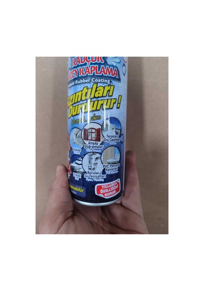 396gr Leak Fix Şeffaf Su Yalıtım Spreyi Sprey Kauçuk Kaplama Su Sızdırmaz Geçirmez Sızıntı Durdurur
