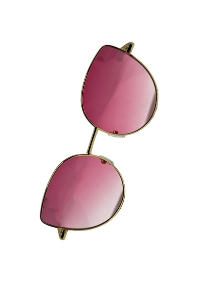 Vintage Fashion Hafif Unisex Güneş Gözlüğü Güneş Gözlüğü Pembe Oval Çerçeve Dma20 Rose Gold