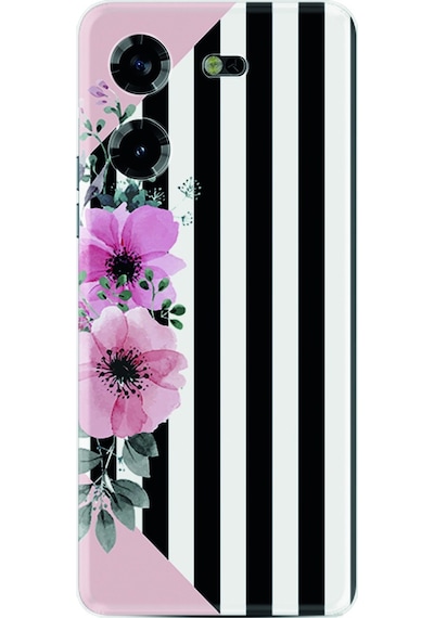 Tecno Pova 5 Kılıf Resimli Desenli Baskılı Silikon Flowers 4 1390
