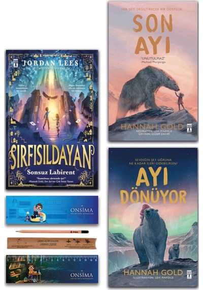 Genç Timaş Son Ayı - Ayı Dönüyor - Sonsuz Labirent - Sırfısıldayan Set 3 Kitap