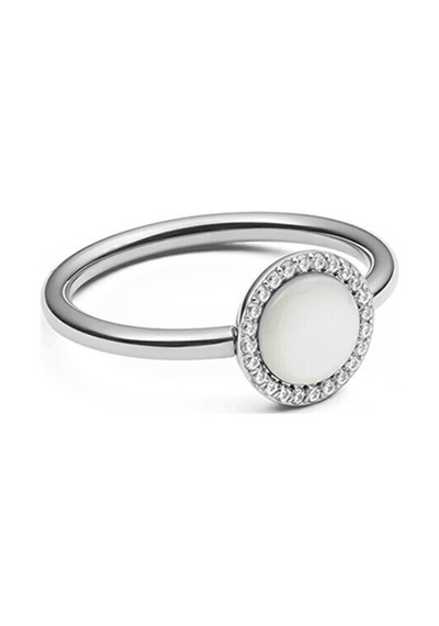 Audrey Ring Mother Of Pearl Silver Gümüş