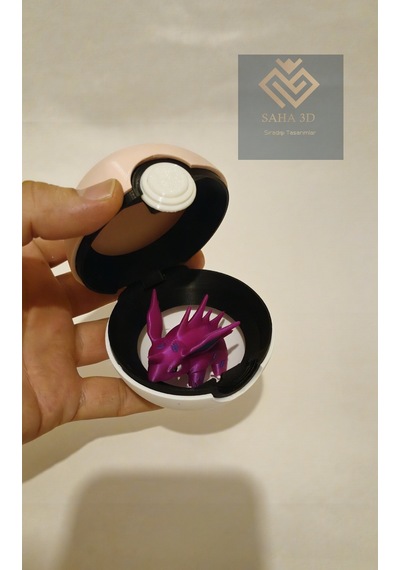 Pokemon Pembe Poke Topu Nidorino Hediyeli