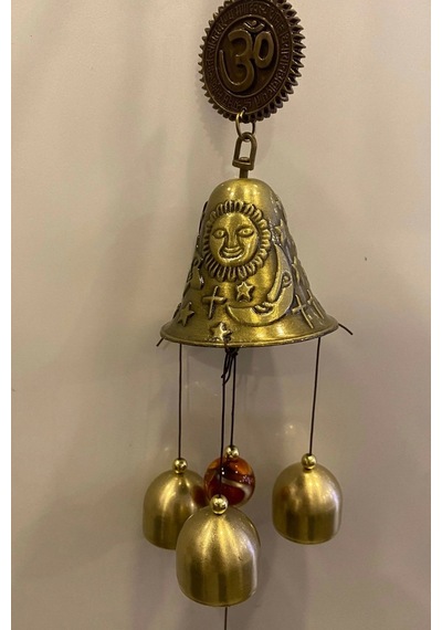 Feng Shui Deprem Zili Çanı Rüzgar Çanı Zili Kapı Çanı Mantra Ohm Om Yoga