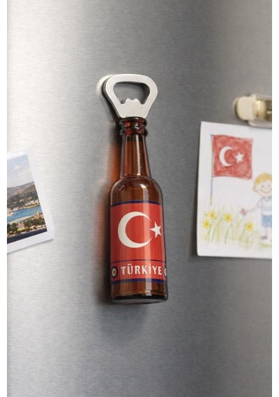 Magnetli Şişe Açacak Türkiye Temalı Buzdolabı Magnet Açacak Dekoratif Açacak Hediyelik