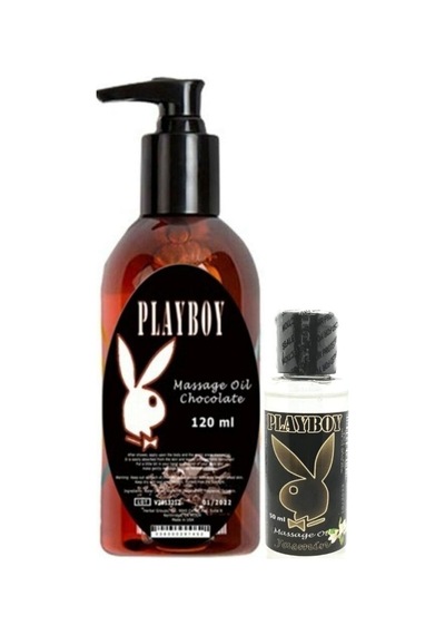 Playboy Aromaterapi Çikolata Massage Oil 120 Ml + Jasmin Aromalı Massage Vücut Masaj Yağı 50 Ml