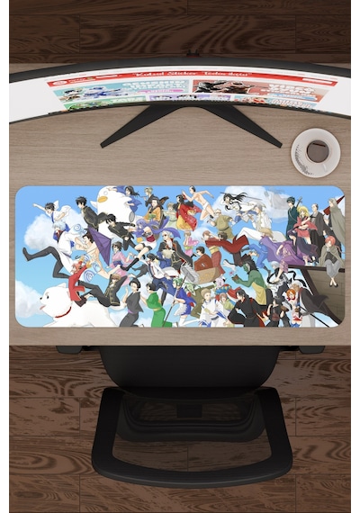 Gintama Anime V3 - 70x30 Xl Gaming Kauçuk Kaymaz Taban Mouse Pad Fare Altlığı