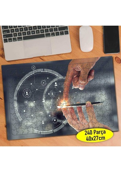 Sosyal Ağ Teknoloji Uzmanı 240 Parça Puzzle Yapboz-113652675