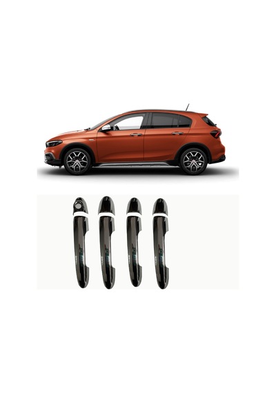 Fiat Egea Sedan-Hb-Cross Kapı Kolu Kromu 4 Kapı P.Çelik