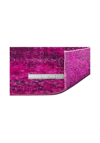 El Dokuması Vintage Yün-pamuk Fuşya Halı 13482 173 X 277 Cm Pembe