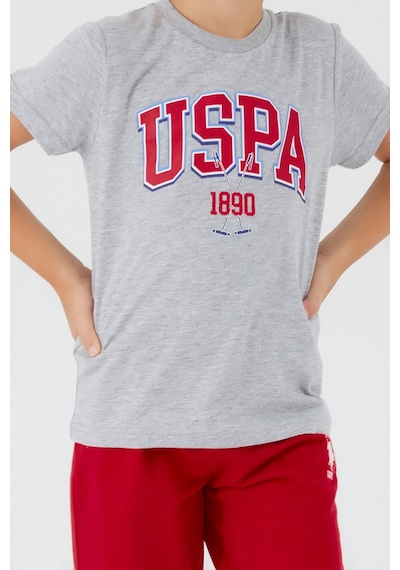 U.S. Polo Assn Written Grimelanj Erkek Çocuk Bermuda Takım Gri U.S. Polo Assn Written Grimelanj Erkek Çocuk Bermuda Takım Gri