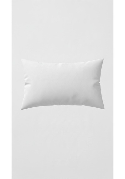 Nakkaş Home Collection 2'li Pamuklu Fermuarlı Yastık Kılıfı Seti - 50x70 Cm Düz Renk Yastık Kılıfı Beyaz
