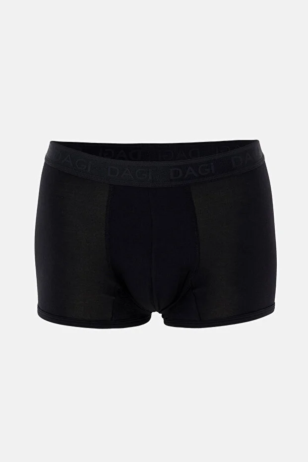 Dagi Erkek Siyah Desenli 2'li Micro Modal Boxer- 4210sd
