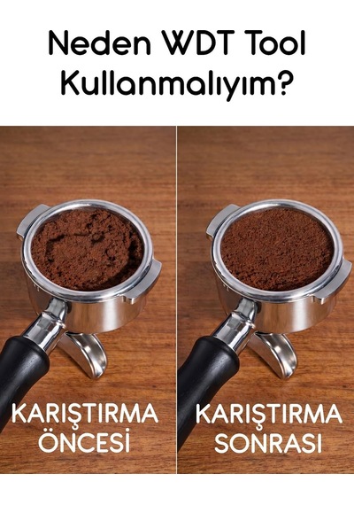 Wdt Tool, Espresso Dağıtım Aracı, Kahve Karıştırma İğnesi Ayarlanabilir Dimi Yok