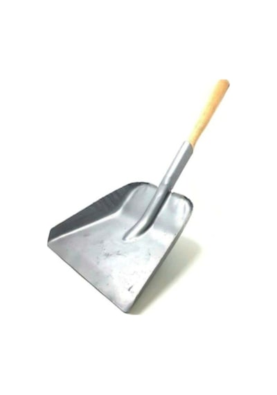 Ihtiyaç Limanı Büyük Boy Ahşap Saplı Metal Kürek , Çöp Ve Kömür Küregi 1 Adet