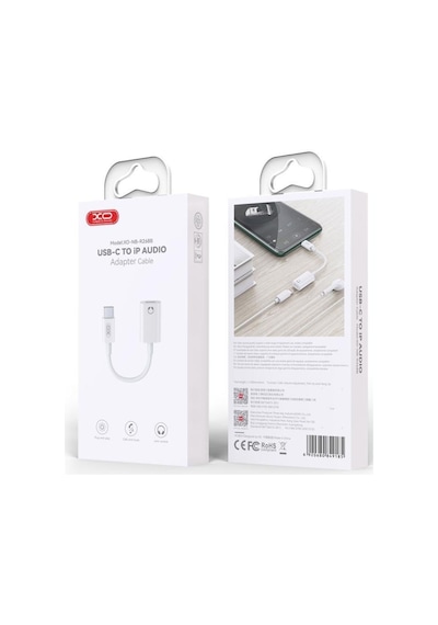 Nb-r268b Usb-c To Lightning Kulaklık Dönüştürücü - Apple Uyumlu iPhone 15 Mikrofon Destekli Ses Adaptörü