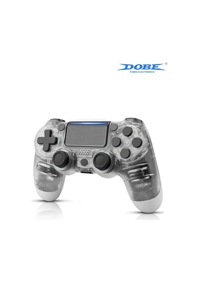 Ps4-pc-android Box-android-Apple Uyumlu iOS Telefon Tablet Titreşimli Bluetooth Oyun Kolu Şeffaf