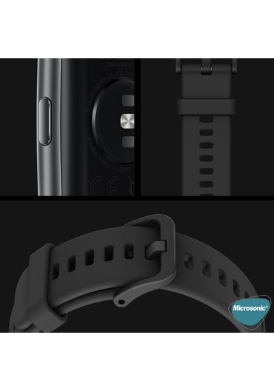 Microsonic Huawei Watch Fit Kordon, Silicone Sport Mor
