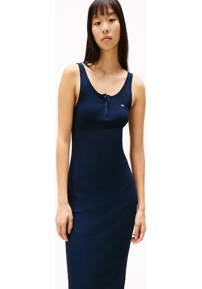 Tommy Hilfiger Tjw Button Tank Dress Siyah