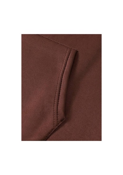 Medinenur Positive Baskılı Kapüşonlu Sweatshirt Kahverengi