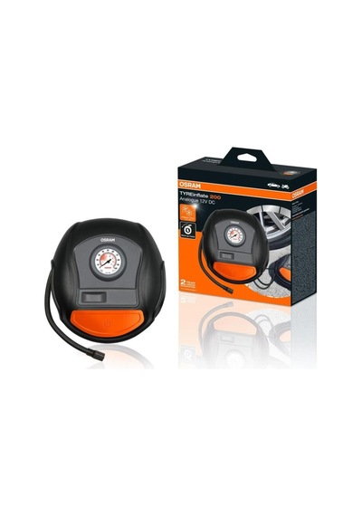 Osram 12v Lastik Şişirme Hava Kompresörü 120w 0-100 Psı / 0-6.9 Bar / 4.5 Dk Analog Diğer