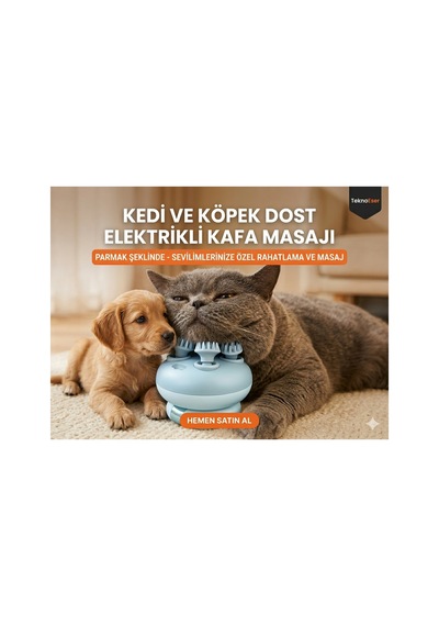 Şarjlı Kafa Ve Saç Derisi Masaj Aleti - 4 Başlıklı Islak & Kuru Kullanım Su Geçirmez Masaj Cihazı Model 264 Çok Renkli