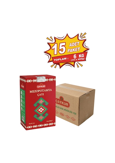 Mezopotamya Çayı 400 Gr. Karton Kutu Onbeşli Paket