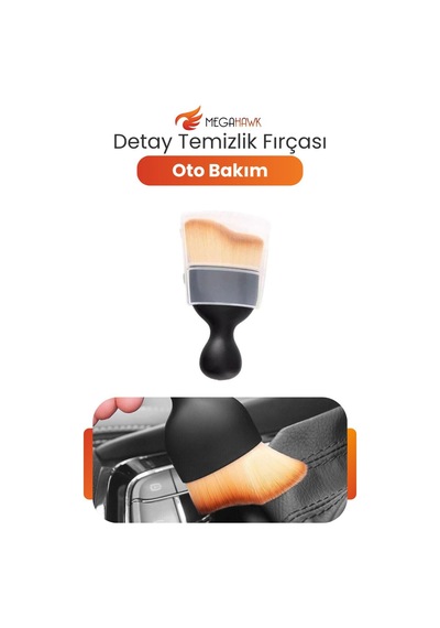 Araç İçi Detay Temizlik Fırçası Yumuşak Kıl Torpido Havalandırma Fırçası Oto Temizleme