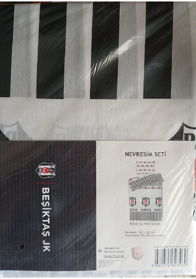 Taraftar Lisanslı Nevresim Seti Tek Kişilik 160x220 Cm Bjk