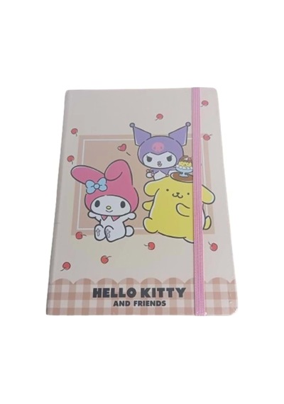 Keskin Color Hello Kitty Ve Arkadaşları A5 80 Yp. Çiz.spr.sert Kp. Defter 410151-13 Çok Renkli