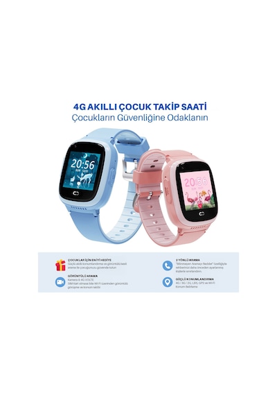 Piranha 9930 1.4" Akıllı Çocuk Takip Saati (İthalatçı Garantili)