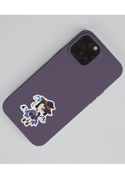 Kanao Tsuyuri-demon Slayer-aoi Kanzaki-parlak Kağıt -2li Sticker Set Süsleme Beyaz