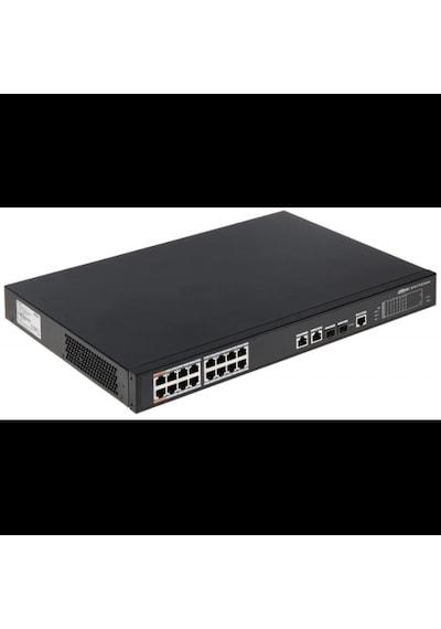 Dahua Cs4218-16et-135, 16port, Megabit, Poe 135w, 2 Port Sfp Gigabit Combo, Cloud Yönetilebilir, Swi