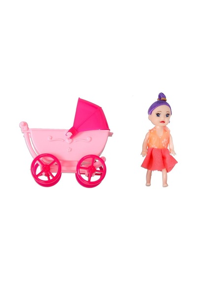 Oyuncak Anlily Bebek ve Yataklı Puset