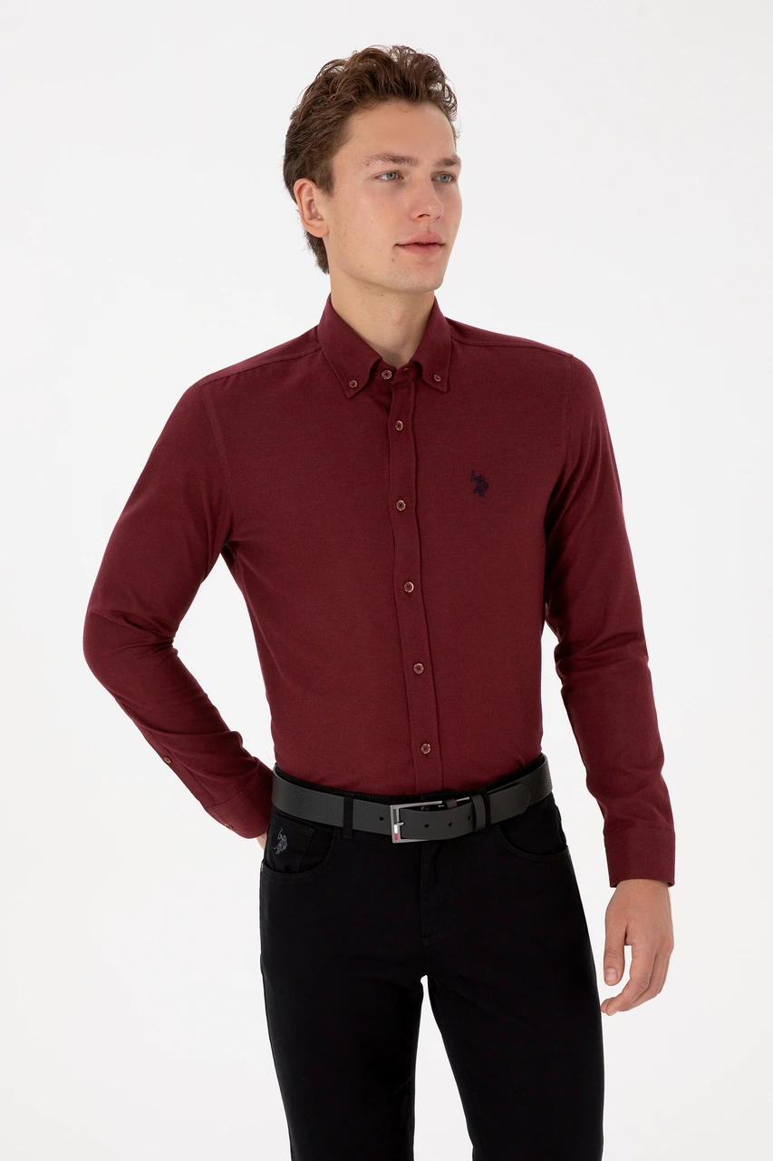 U.s. Polo Assn. Erkek Bordo Gömlek Basic 50316721-vr014 Bordo U.s. Polo Assn. Erkek Bordo Gömlek Basic 50316721-vr014 Bordo