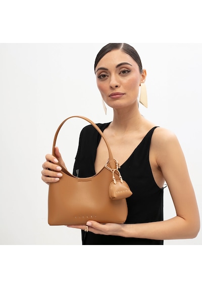 Sisley Camel Omuz Çantası Kadın Sly 419 Sısley