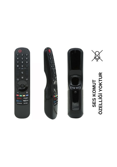 Ses Komutsuz Lg Mr21ga Akb76039904 Netflıx-prıme Vıdeo-dısney+ Tuşlu Lcd-led Tv Kumanda