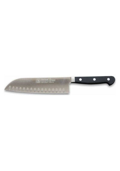 Sürbısa 61950 - Sıcak Dövme Oluklu Santoku Şef Bıçağı 18 Cm