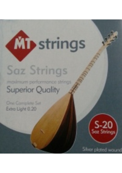 2 Paket Mt String Pyramid 0.20 Uzun Saplı Saz Teli Takımı