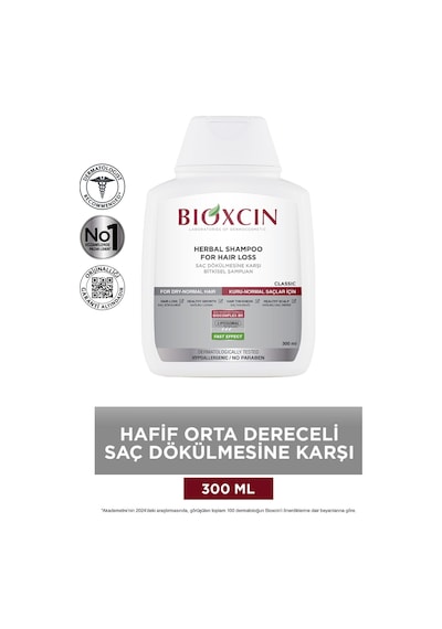 Bioxcin Klasik Kuru Ve Normal Saçlar Için Şampuan 3x300 Ml - Genesis Saç Dökülmesi Şampuanı Kuru ve Normal