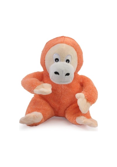 Camon Polyester Gıcırtılı Rakun Ve Goril Şeklinde Eğlenceli Köpek Oyuncağı 23 Cm