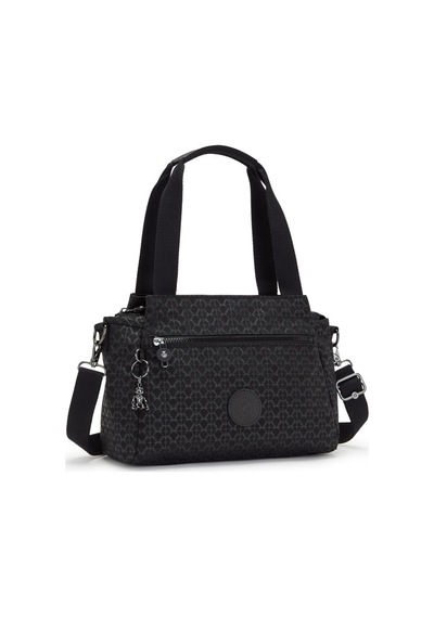 Kipling Kıplıng Elysia Orta Boy Omuz Çantası Siyah Sıgnature Emb Siyah