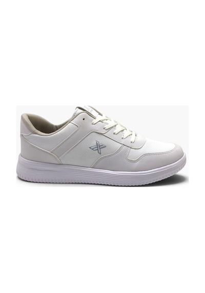 Luttoon 4027-27 Cilt Deri Anatomik Erkek Sneaker 45-48 Beyaz