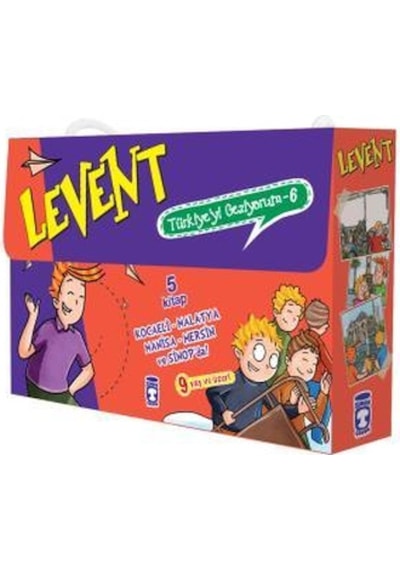 Levent Türkiyeyi Geziyorum 6 Set - 5 Kitap