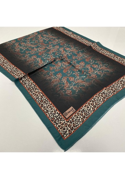 Polo Craft Soft Pamuklu Şal Etro Desen Fzy0605-44989 Çok Renkli